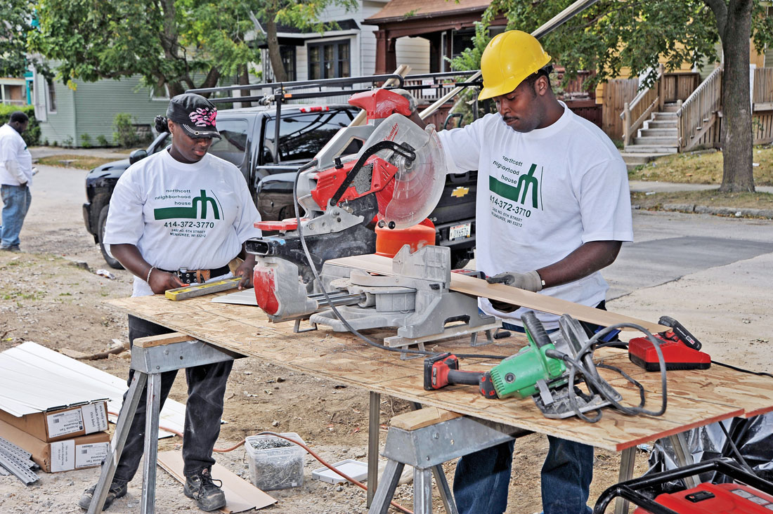 Northcott Neighborhood construction workers